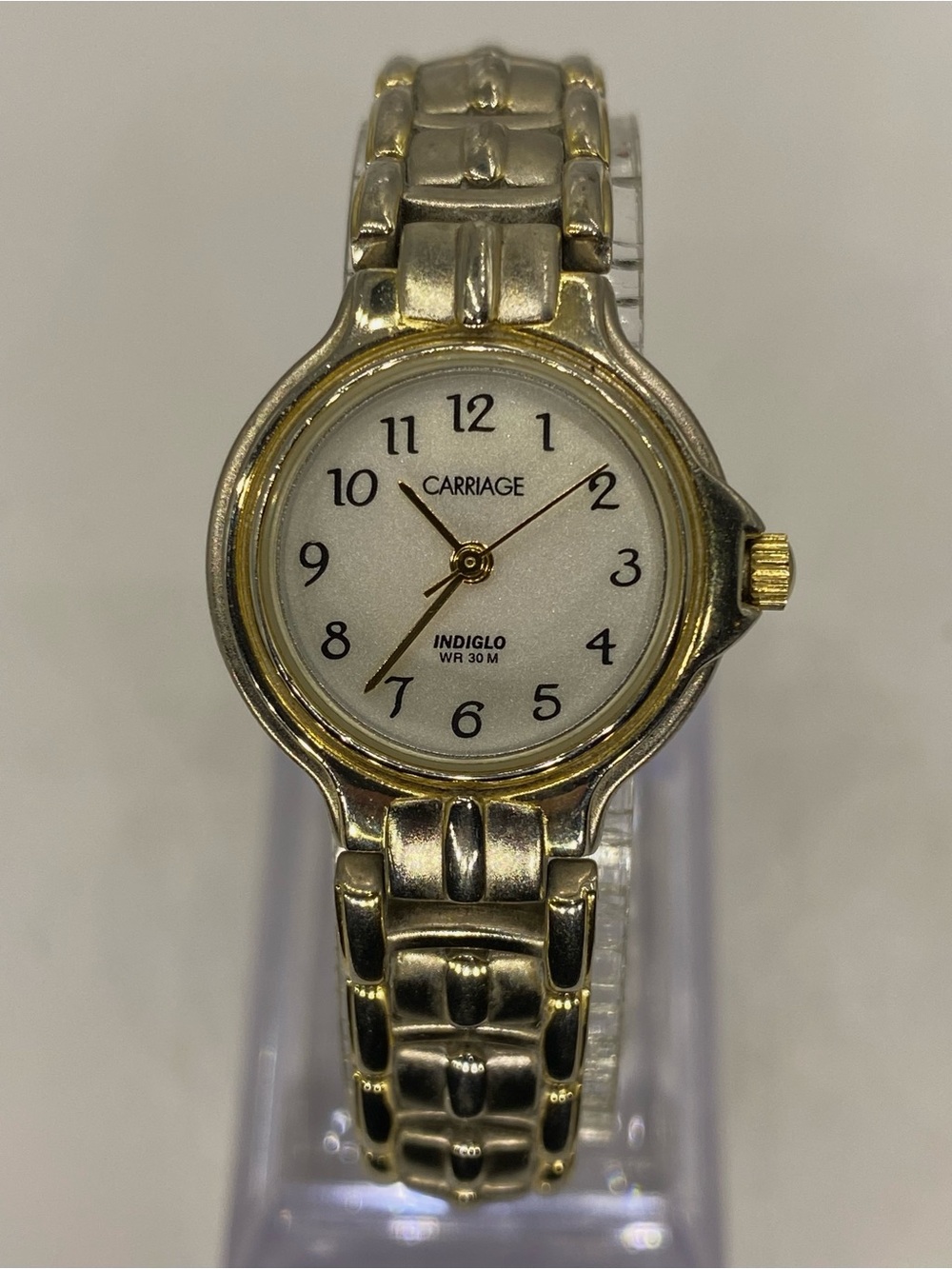 Carriage *** Women's Two-Tone Gold and Silver Indiglo Bracelet Watch ***